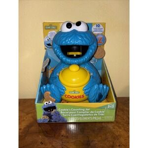 Sesame Street Cookie Monster Counting Jar Toy Early Learning Age 2+ NEW